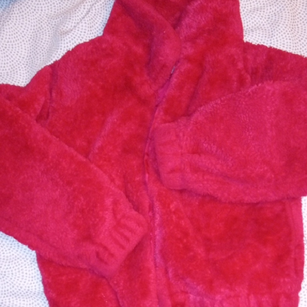 Cozy Red Kids Jacket